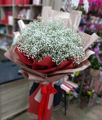 Букет цветов из: Гипсофила в Георгиевской