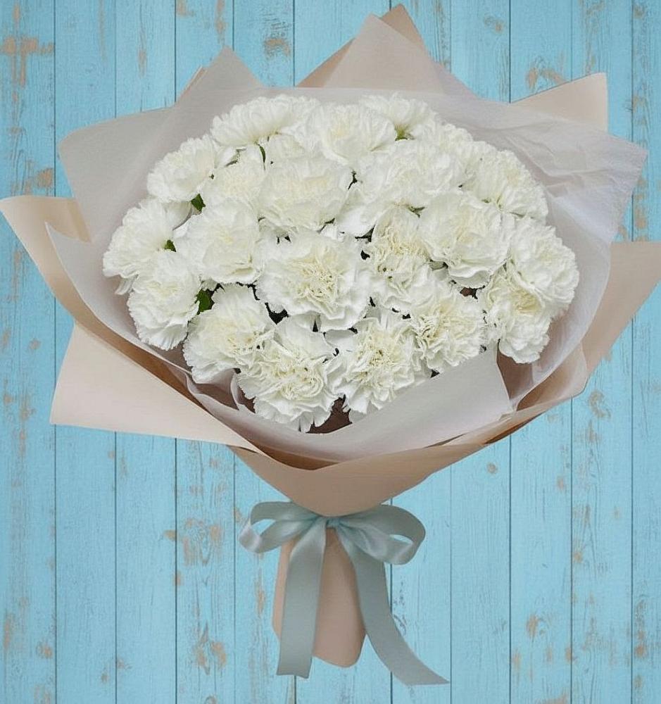 Букет цветов из: Гвоздики в Георгиевской