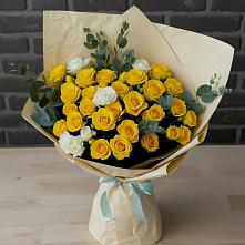 Букет цветов из:  Розы в Георгиевской