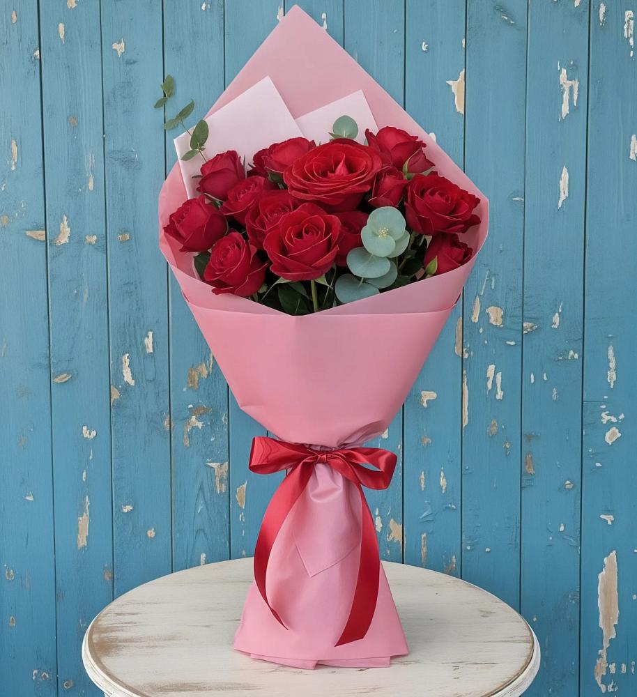 Букет цветов из: Розы в Георгиевской