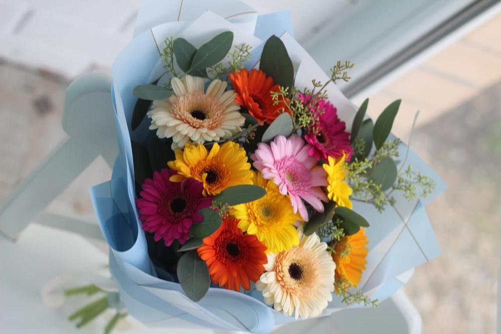 Букет цветов из: Герберы в Георгиевской