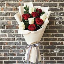 Букет цветов из:  Розы в Георгиевской
