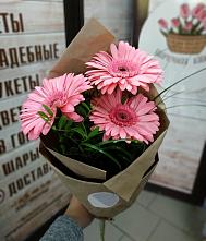 Букет цветов из:  Герберы #REPLACE_PRED# Георгиевской