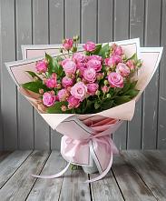 Букет Розовый кустик #REPLACE_PRED# Георгиевской