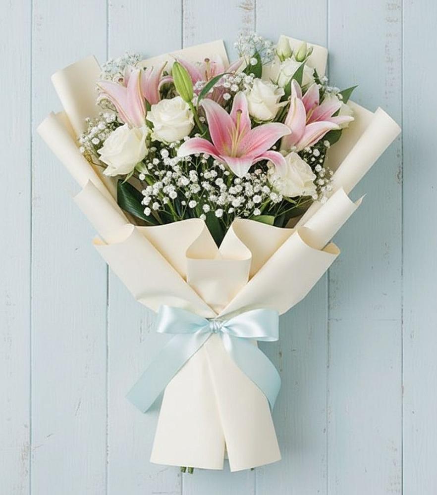Букет цветов из: Лилии в Георгиевской