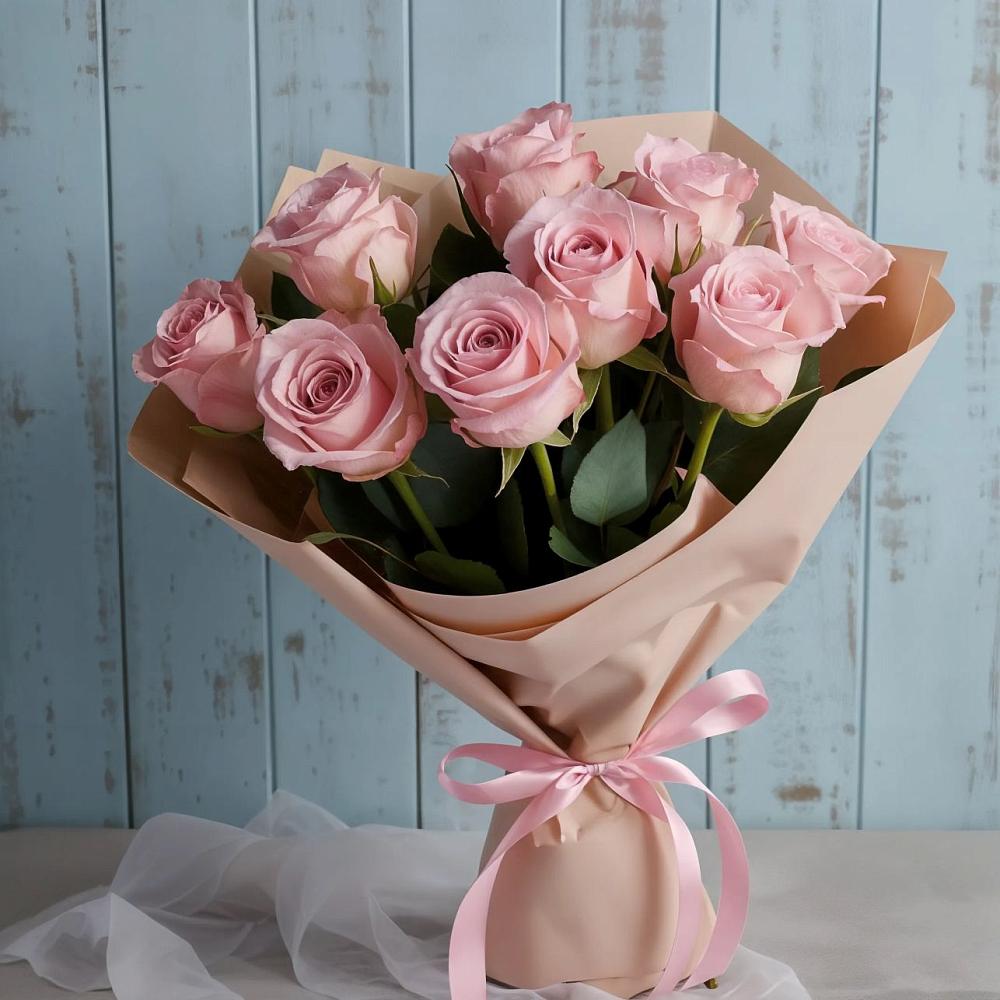 Букет цветов из: Розы в Георгиевской