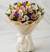 Букет цветов из:  Альстромерии #REPLACE_PRED# Георгиевской