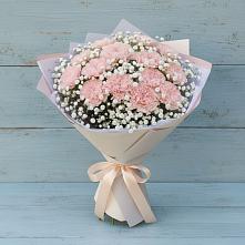 Букет цветов из:  Гвоздики в Георгиевской