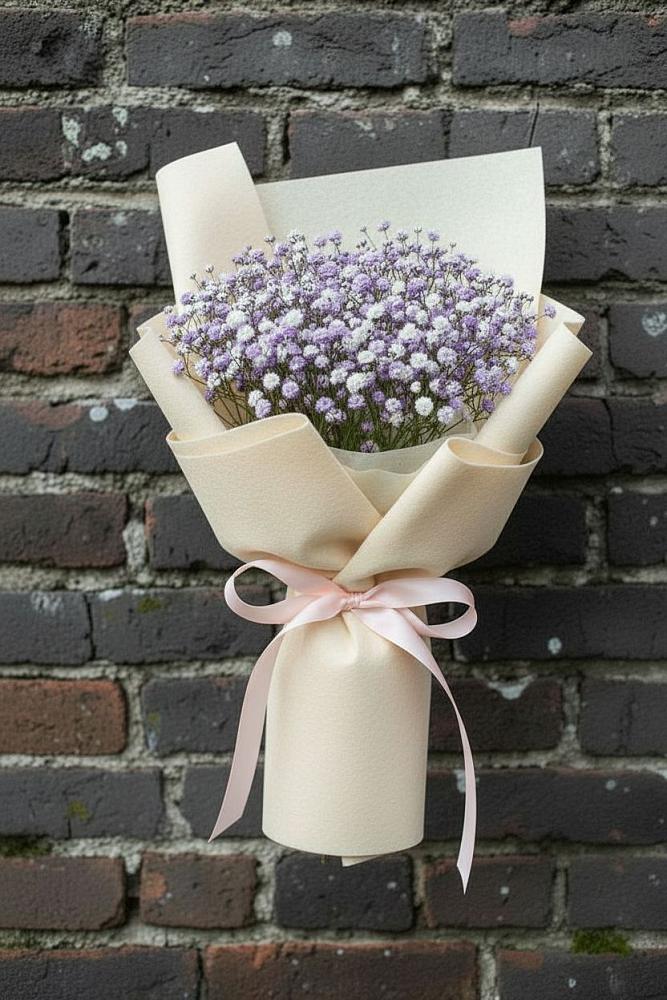 Букет цветов из: Гипсофила в Георгиевской