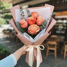 Букет цветов из:  Розы в Георгиевской