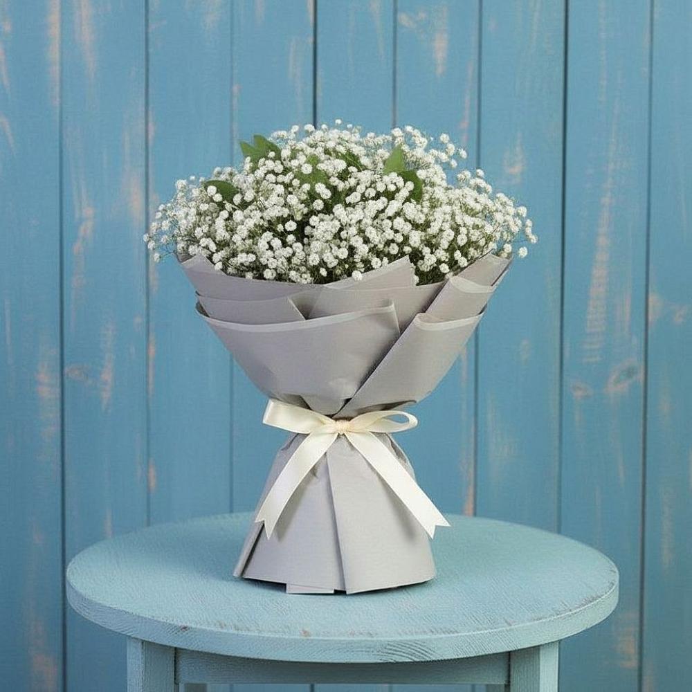 Букет цветов из: Гипсофила в Георгиевской