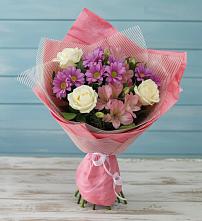 Букет цветов из:  Герберы #REPLACE_PRED# Георгиевской