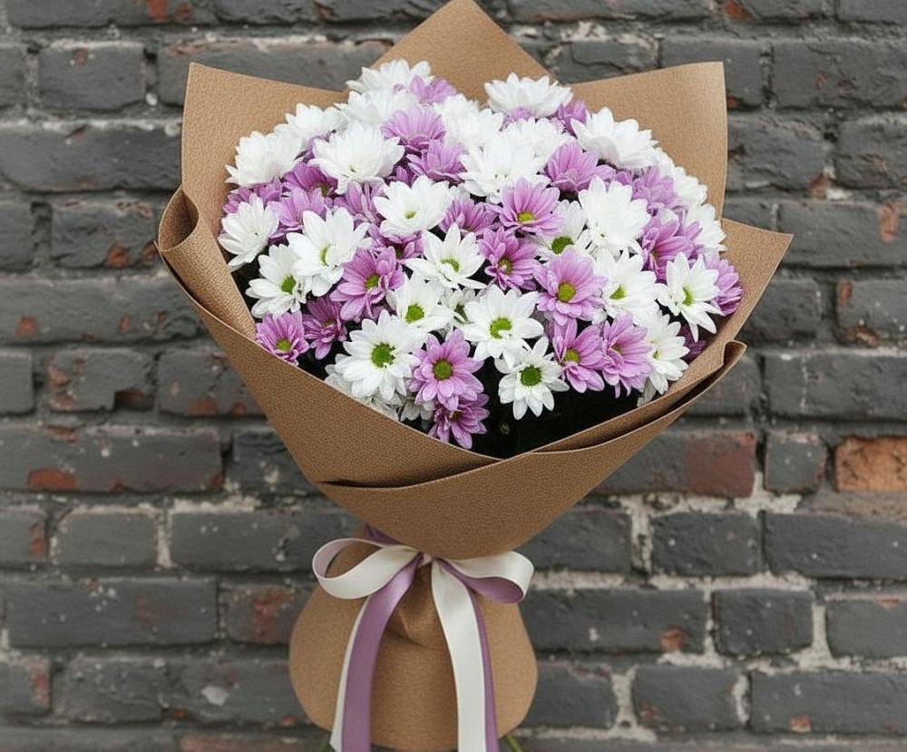 Букет цветов из: Хризантемы в Георгиевской