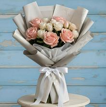 Букет цветов из:  Розы в Георгиевской