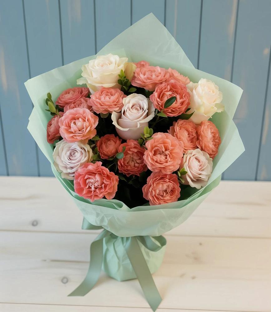 Букет цветов из: Розы в Георгиевской