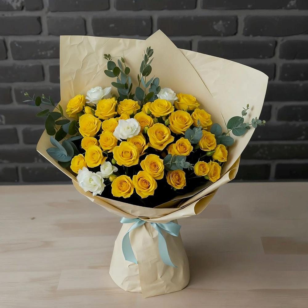 Букет цветов из: Розы в Георгиевской