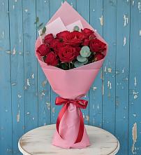 Букет цветов из:  Розы в Георгиевской