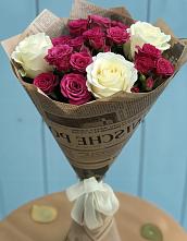 Букет цветов из:  Розы в Георгиевской