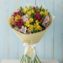 Букет цветов из:  Альстромерии в Георгиевской