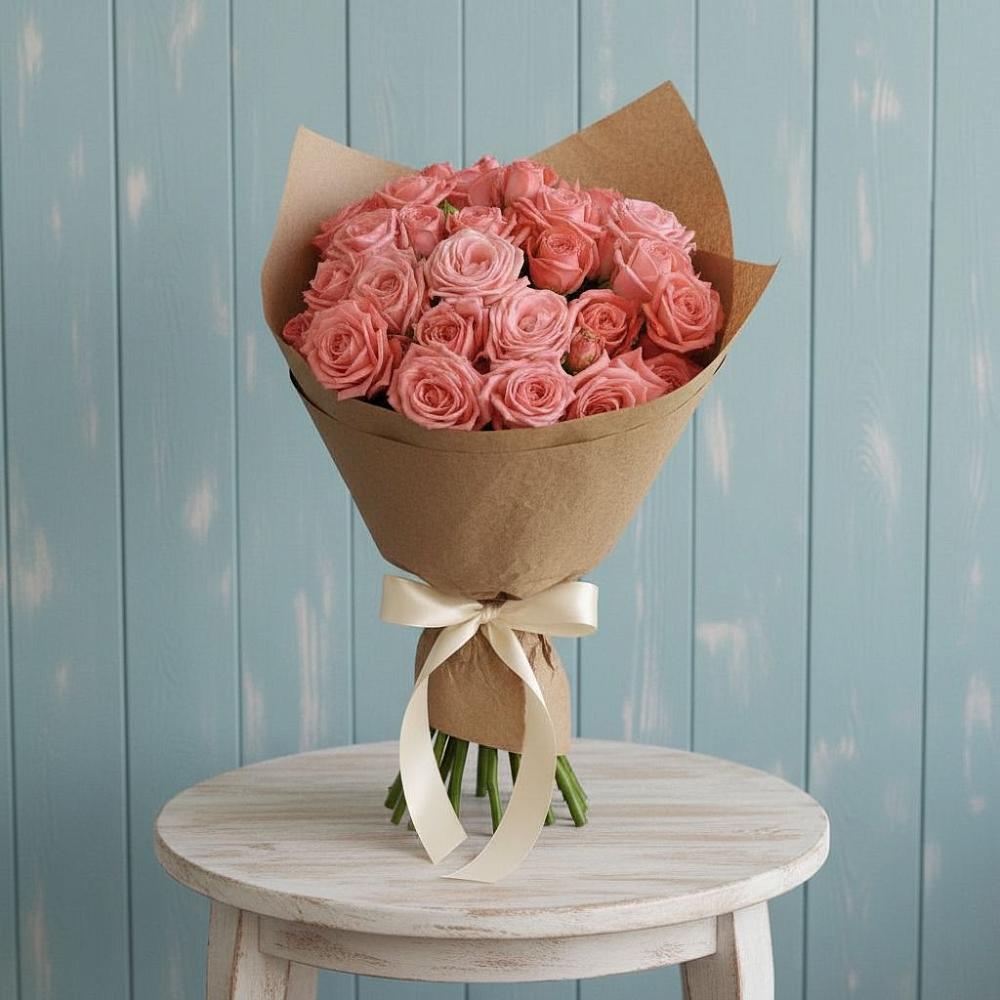 Букет цветов из: Розы в Георгиевской