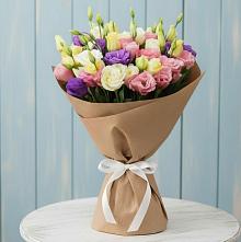 Букет цветов из:  Лизиантусы в Георгиевской