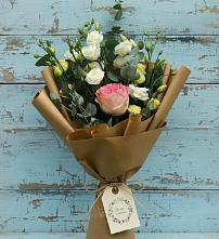 Букет цветов из:  Розы и Лизиантусы #REPLACE_PRED# Георгиевской